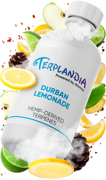Durban Lemonade Strain Hemp Derived Terpenes tilted right | Abstrax Tech