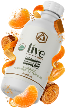 Mandarin Mooncake Hemp Terpene tilted right | Abstrax Tech
