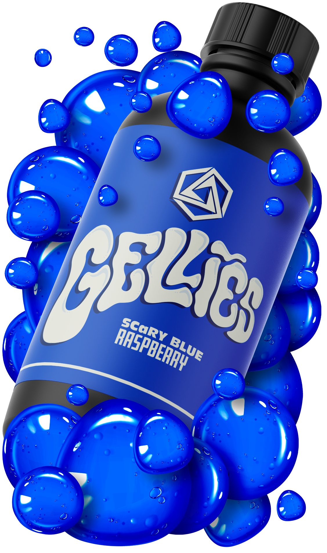 Scary Blue Raspberry - Gellies Sample Kit - Edibles x Gummies Flavoring Recipe ingredients