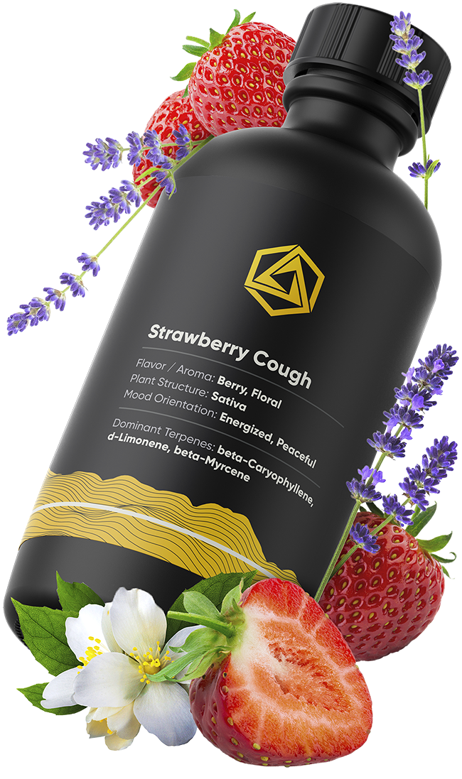 Strawberry Cough 10ml 植物由来精油 TELPENE.COM Strawberry Cough Terp Spray for Weed | Terps USA®