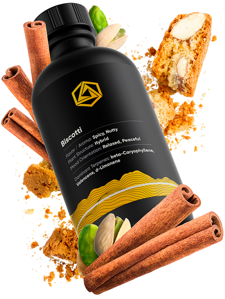 Biscotti Strain Terpene Profile | non-Cannabis Derived | Abstrax Tech