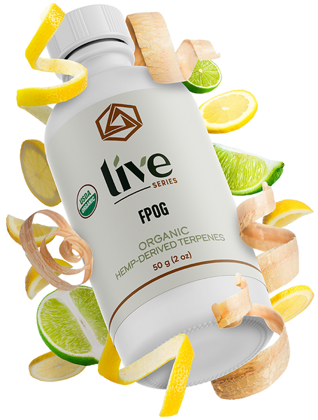 FPOG Strain Organic Live Hemp Terpenes | Terplandia by Abstrax Tech