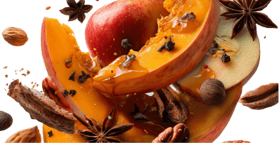 Autumn terpenes featuring pumpkin, spices, and warm fall notes.