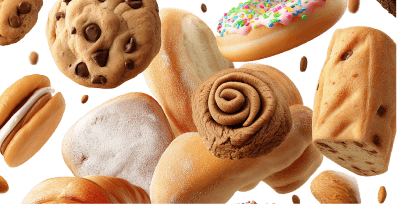 Bakery terpenes with warm pastry, bread, and dessert aromas.