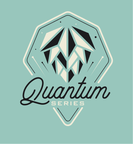 Quantum Series hop extract logo tile.