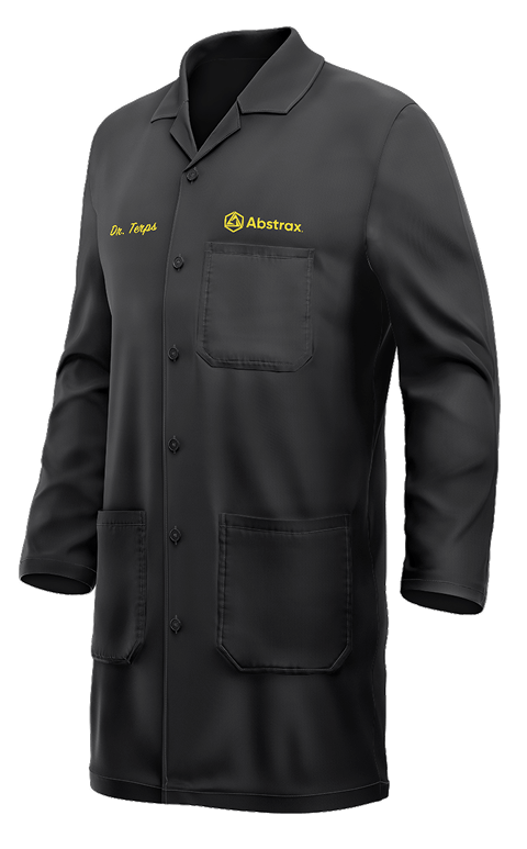Lab coat representing Abstrax formulation experts.