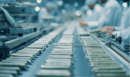 Automated pre-roll production line.