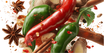 Spicy terpenes featuring peppers, spices, and spice-driven notes.